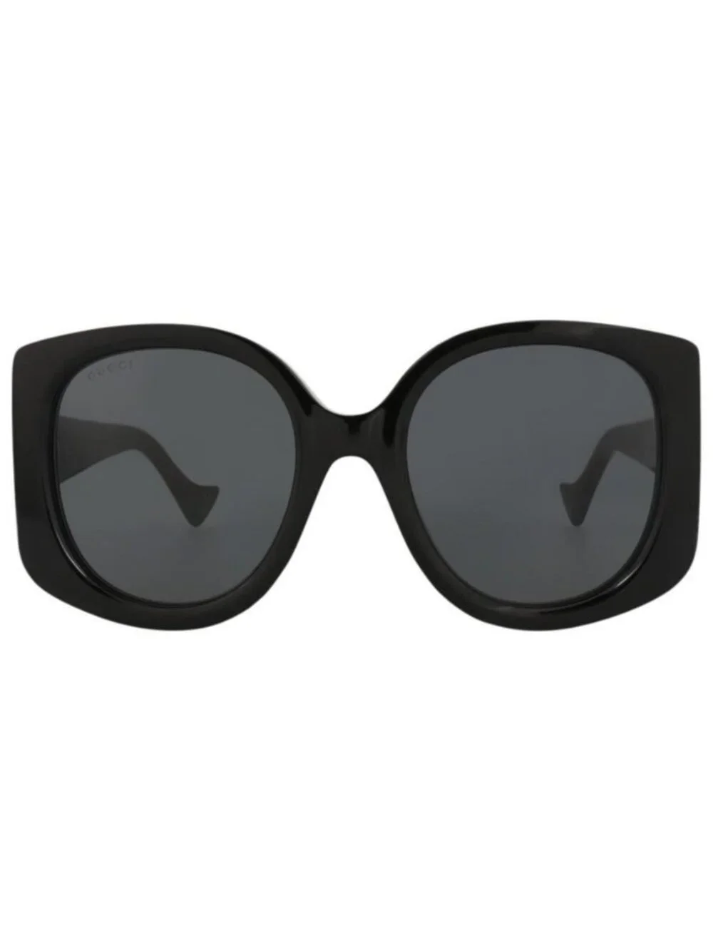 New Gucci Womens Round/Oval Black Black Grey Fashion Designer Sunglasses
